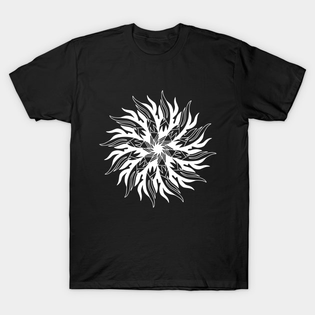 Tribal Flower 3 T-Shirt by jen28